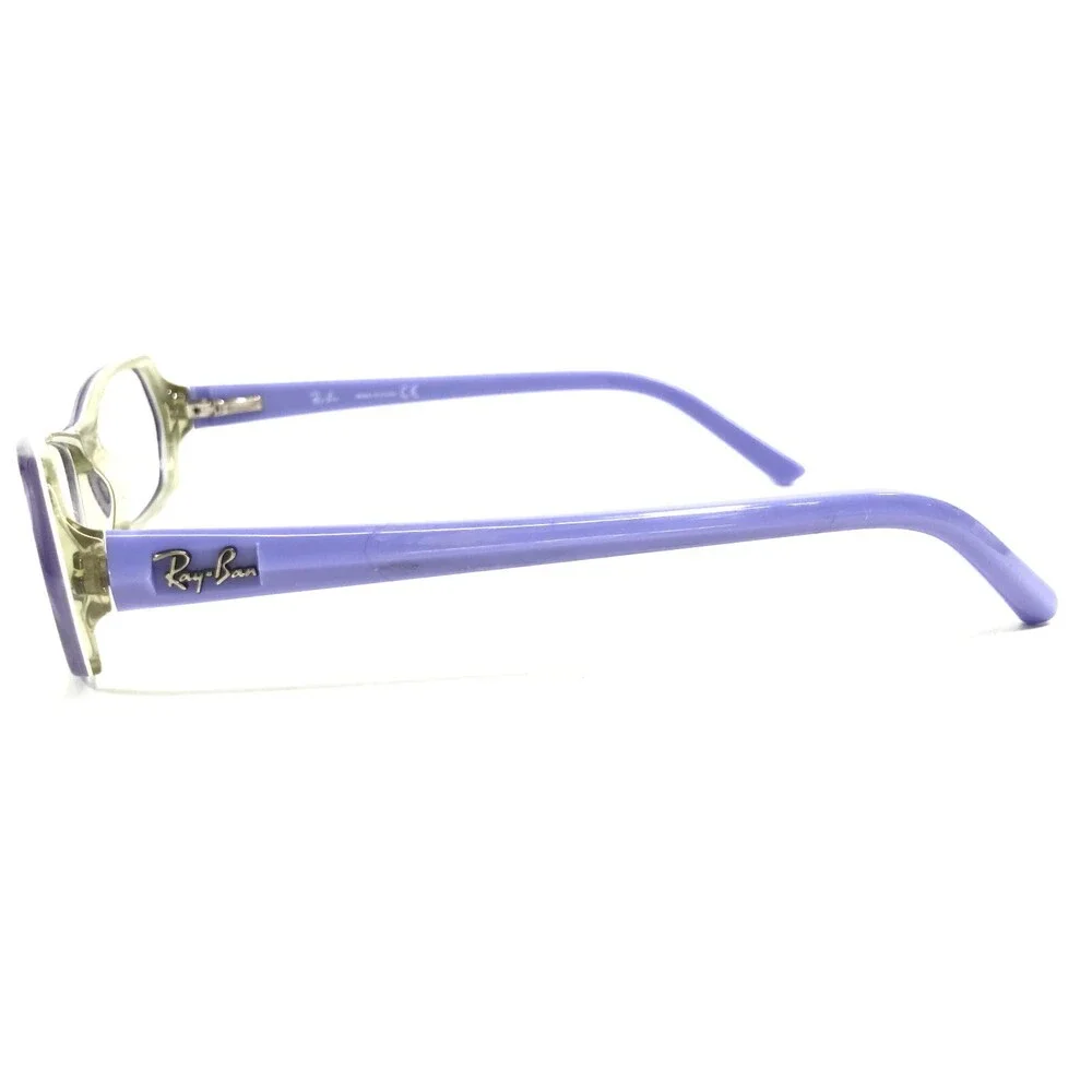 Ray-Ban Eyeglasses Frames RB5117 2242 Clear Purple Sharp Cat Eye 51-14-135